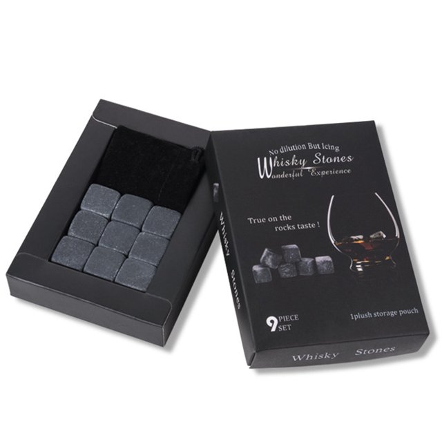 Juego de 9 piedras para whisky, piedras para enfriar whisky, piedras para hielo, piedras para enfriar