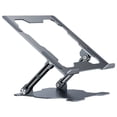 thumbnail image 1 of simhoa Support pour Ordinateur Portable, Réglable, Ergonomique, Léger, Portable, Gris Foncé, 1 of 8