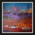 thumbnail image 2 of 28x28 Flat Silver Picture Frame - UV Acrylic, Foam Board Backing, Hanging Hardware, 2 of 8