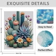 thumbnail image 3 of Diamond Art Kit for Adults, Classic Cactus Green Print No.47 Diamond Painting for Adults Beginners, 5D DIY Diamond Art Painting Kits, Colorful Diamond Painting Craft for Home Decor 12x16, 3 of 7