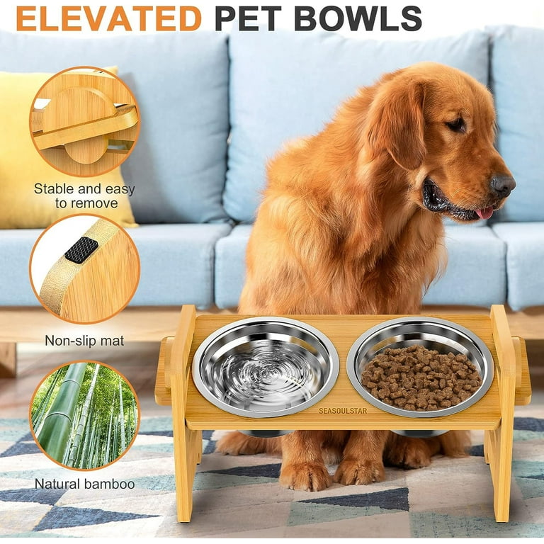Rise Pet Bowl Stand, for Small Dog Bowls and Cat Bowls – Basis Products