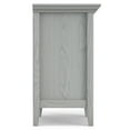 thumbnail image 5 of Amherst 24 inch Wide Solid Wood Transitional Bedside Table in Fog Grey, 5 of 14