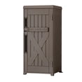 thumbnail image 3 of Dextrus 60 Gallon Large Package Delivery and Storage Box with Lockable Secure, Double-Wall Resin Outdoor Package Delivery and Waterproof Deck Box for Porch, Curbside, 8.5 Cubic feet, Brown, 3 of 7
