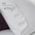 thumbnail image 2 of New Purecare Bamboo Elemnet Terrene Premium King White Pillowcase Set, 2 of 3
