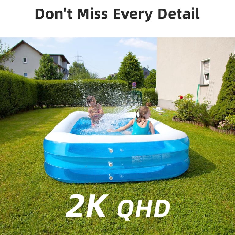 AOSU 2K QHD Battery Outdoor Security Camera with Spotlight photo 2