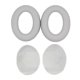 thumbnail image 2 of Cateissary Almohadilla para la oreja Cojín Auriculares de cuero montados en la cabeza Accesorios transpirables Reemplazo para auriculares 700 Gris Relojes inteligentes Gris claro, 2 of 6