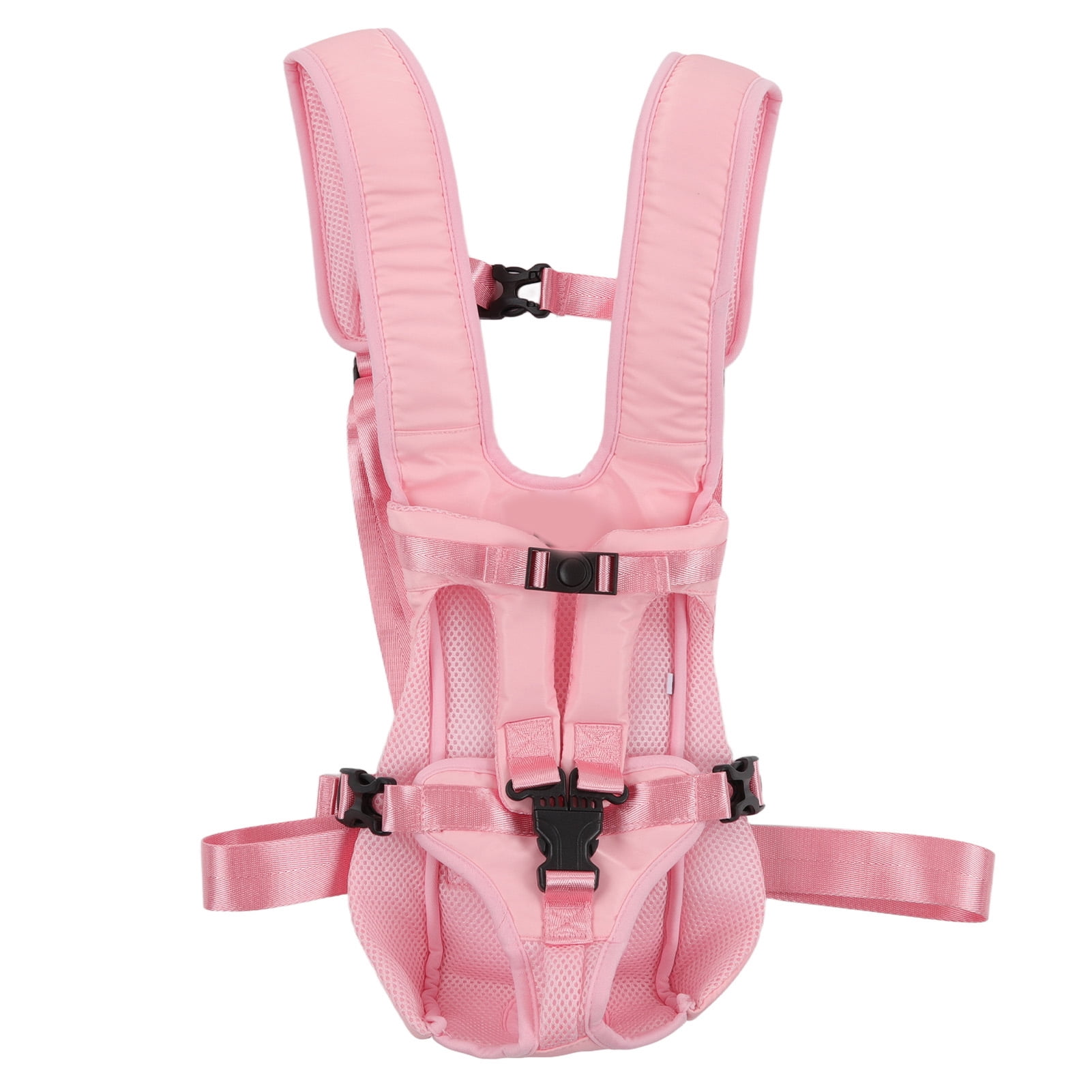 YAHHU Premium Pet Carrier Backpack Chest Front Bag Adjustable Breathable Dog Cat Sling Carrier for Small Puppies Hiking Camping Walking Travel Outdoor Adventures, Pink Size Medium (14.57 in / 37 cm)
