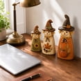 thumbnail image 5 of Vintage Wooden Scarecrow Fall Decor Set, Fall Tiered Tray & Mantel Decor Sets, Cute Rustic Standing Autumn Tabletop Statues, Farmhouse Home Decor Gifts for Thanksgiving Holidays, 5 of 9