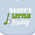 thumbnail image 4 of Inktastic Daddy's Little Caddy with Golf Club and Ball Boys or Girls Baby Bib, 4 of 4