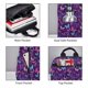 thumbnail image 3 of Fotbe Bright Purple Butterflies Mochila Ligera para Hombres y Mujeres - Duradera y Resistente al Agua, Ideal para Escuela, Trabajo, Viajes y Uso Diario, 3 of 7