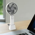 thumbnail image 4 of (5 Gear) Mini Fold Fans Electric Portable Hold Small Fans Originality Small Household Electrical Appliances Desktop Electric Fan, 4 of 6