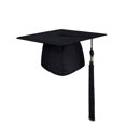 thumbnail image 4 of CSChome Bachelor Cap Unisex Graduation Hat - Tassel Pendant Solid Color Classic Flat Top, 4 of 7