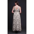 thumbnail image 5 of Bimba Robe Longue Maxi d'Été Imprimée à Col en V pour Femme, Tenue de Villégiature de Vacances - Moyen, 5 of 5