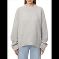 thumbnail image 1 of Suéter de Mujer, Cuello Redondo, Larga, Holgado, Tejido Suave, Dobladillo Acanalado, para Otoño e Invierno. Gris Talla Única, 1 of 9