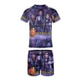 thumbnail image 5 of Descendants Boys Two Piece Rash Guard Swimsuits Kids Short Sleeve Swimwear Sets Bathing Suit, 5 of 7