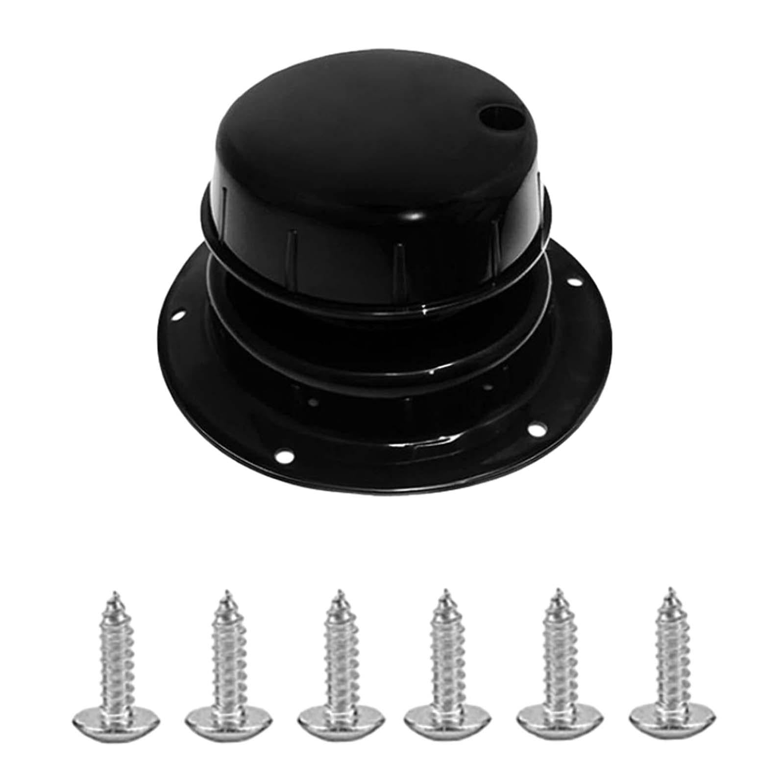 RV Roof Vent Cap RV Plumbing Vent Cap for Camping Car Motorhome Trailer Black