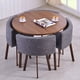 thumbnail image 5 of Kitchen Round Dining Table Set 4 Chairs Office Luxury Dining Table Solid Wood Muebles Para El Hogar Room Furniture GPF50YH My Lux Decor Round, 5 of 23