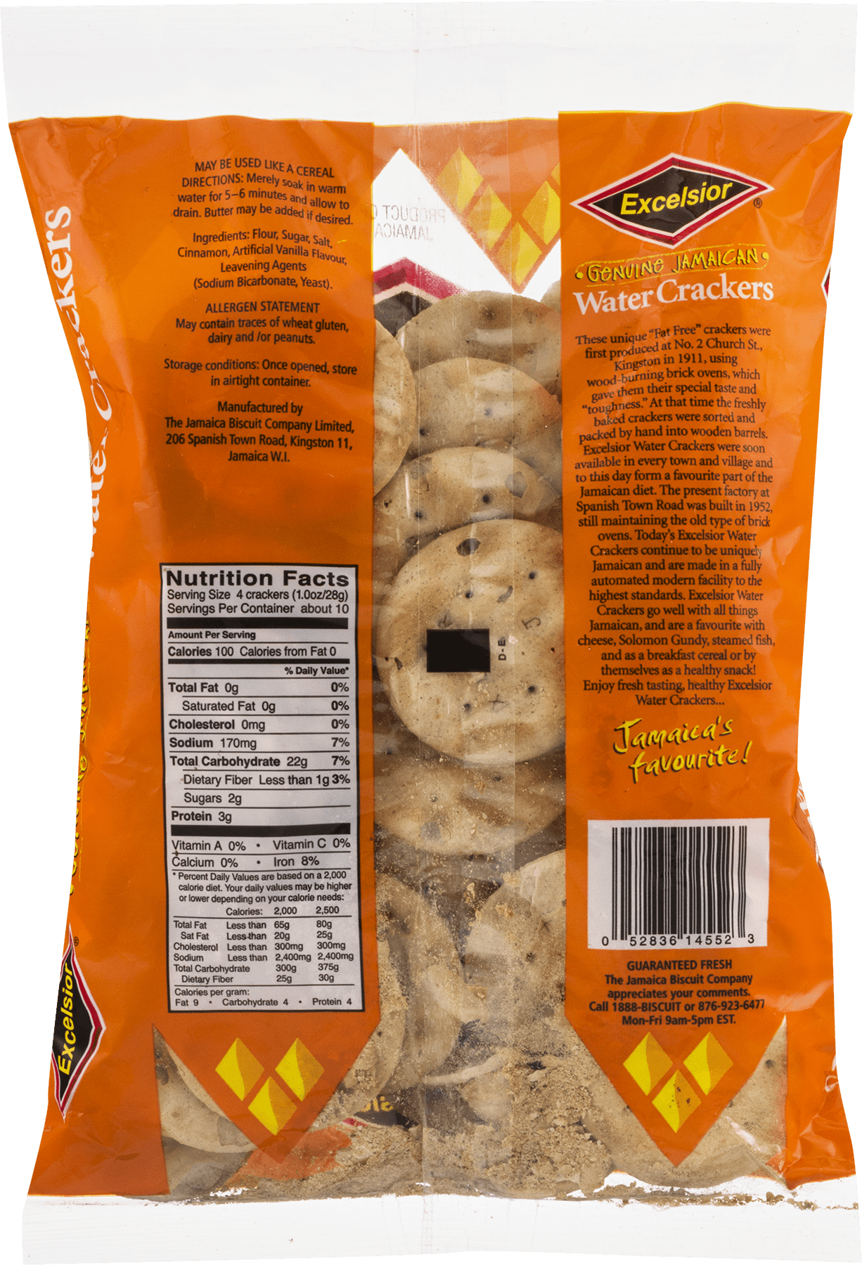 Jamaican Water Crackers Nutrition Facts Runners High Nutrition