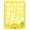 Yellow, variant on Traceease Multiple Geometric Shapes Combination Template Drawing Stencils Drafting Tools