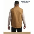 thumbnail image 5 of Bass Creek Outfitters Mens Work Vest - Sherpa Lined Duck Canvas Shell Insulated Vest for Men, 5 of 7