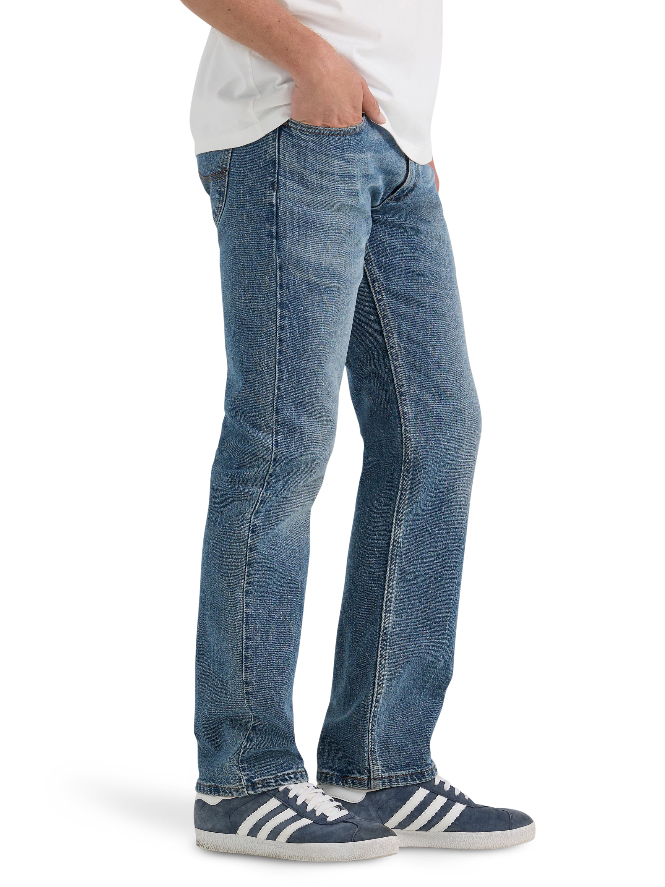 Lee Men's Legendary Denim Five Pocket Slim Straight Jeans
