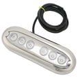 thumbnail image 1 of LED Underwater Boat Light, Low Power Loss IP68 Waterproof 6 LED Lamp Beads Boat Underwater Light Environmental Protection  for Yachts White Light/9.5W,Blue, 1 of 7