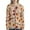 Brown-Sunflower, variant on DISNIMO Sunflower Printed Women Hoodies Zip Up Hooded Jackets Long Sleeve Sport Sweatshirt Casual Hooded Tops for Fall Winter, XS