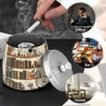 thumbnail image 4 of Yayeee Ashtray with Lid for Cigarette Smokeless Stainless Steel Home Ash Holder, Shelf Plants, 4 of 7