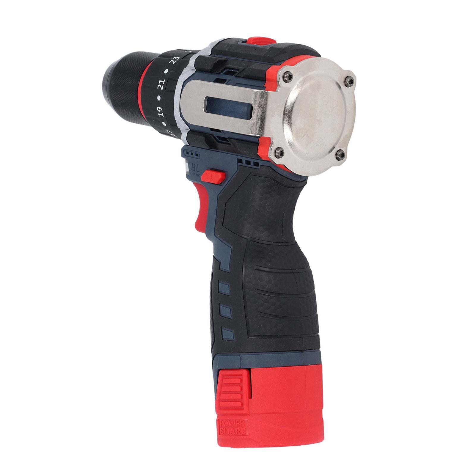 Lithium Electric Drill Powerful Brushless Cordless Handheld Portable Tool with Metal Chuck 100-240V for Home Improvement Repair