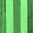 thumbnail image 1 of Ahgly Company Indoor Square Solid Emerald Green Modern Area Rugs, 5' Square, 1 of 4