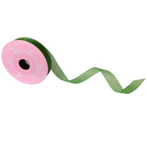 Emerald Green Shimmer Sheer Organza Ribbon– 5/8” x 25 Yards, Wedding, Easter, Spring, St. Patrick's Day, Mardi Gras, Birthday, Wreath, Hair Bow, Christmas