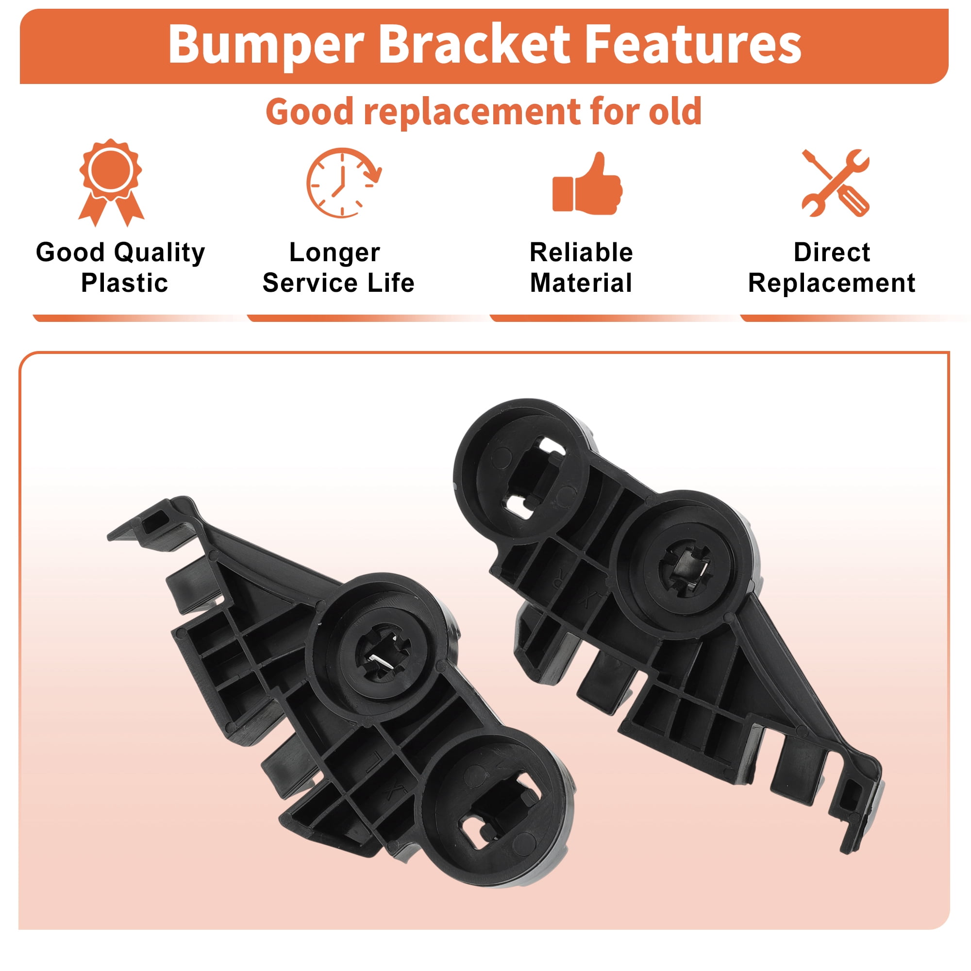 Unique Bargains Front Bumper Bracket for Chrysler 300 2011-2021 57010745AF/57010744AF