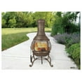 thumbnail image 2 of Deckmate 3 Ft. High Outdoor Steel Chimenea Fireplace Model 28063, 2 of 4