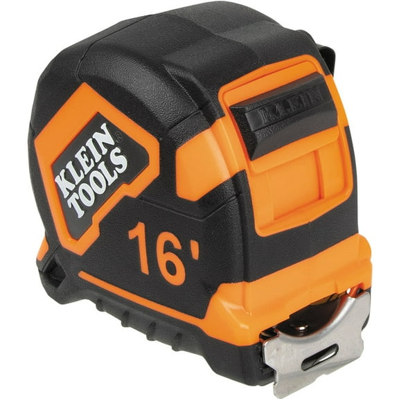 Klein Tools Single-Hook Tape Measure, 16-Foot