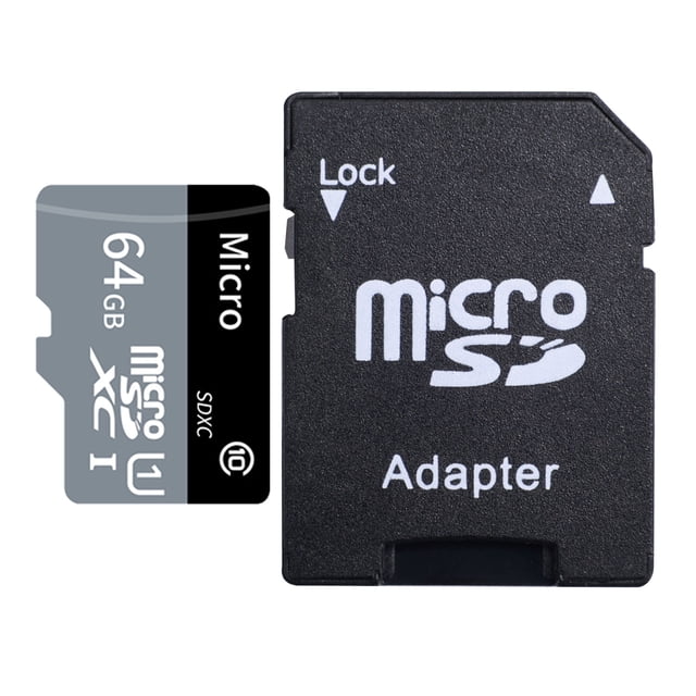 Tarjeta TF Tarjeta Micro SD de gran capacidad 64GB U1 Clase 10 Tarjeta TF de alta velocidad