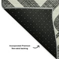 thumbnail image 3 of Addison Rugs Mayfield Washable Transitional Geometric Black Rectangle Rug, 8' x 10', 3 of 6