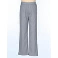 thumbnail image 2 of Sholeno Boys School Trousers with Belt Loop Slim Fit Elasticated Waist School Uniform Grey 12, 2 of 8