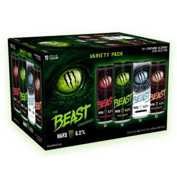 The Beast Unleashed Variety Pack 12 Pack 12 oz can - Walmart.com