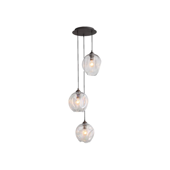 Avenue Lighting HF8143-DBZ-CL Sonoma Ave Collection 3 Light Pendant Cluster