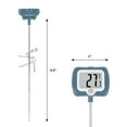thumbnail image 6 of Digital Meat Thermometer, Instant Read Food Thermometer with Clip, Cooking Thermometer for Home and Kitchen, Outside, Smoker Blue 9.8in, 6 of 6