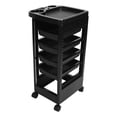 thumbnail image 1 of Beauty Salon Trolley, Multi Layer 360 Degree Rotation Removable Salon Trolley Cart  For Barber Shop, 1 of 8