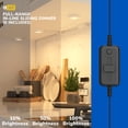 thumbnail image 6 of Inlight 2.5" Wide 3000K Dimmable LED Puck Lights Kit, Plug-in Installation, Recessed, Surface Mounted, Set of 3, IN-0113-3-BK, 6 of 9