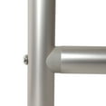 thumbnail image 5 of Utopia Alley Rustproof Wall Mounted Aluminum D-shape Shower Rod With Ceiling Support for Freestanding Tubs, 60 Inch Large Size by 25 Inch, Brushed Nickel, 5 of 10