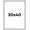 Florian, variant on 30x40 Frame Silver Real Wood Picture Frame Width 1.75 inches | Interior Frame Depth 0.5 inches |