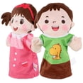 thumbnail image 3 of Assorted Color Hand Puppets for Kids and Adults Decorative Figure Puppet with PP Cotton and Plush 2Pcs, 3 of 5
