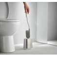 thumbnail image 4 of Joseph Joseph Duo Slim Stainless Steel Slim Freestanding Toilet Brush and Holder Set – Rust-Resistant Bathroom Cleaning Tool with Holder, Space-Saving Design, Durable Bristles for Home & Apartment, 4 of 5