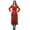 Red, variant on Bimba Womens Long Red Dress Flaired Designer Kurta Kurti With boho Chic Racer Back Jacket