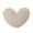 Beige, variant on Heart Decorative Pillow 13.7x17.7 Inch Heart Shaped Throw Pillows Cute Fuzzy Soft Pillow for Bedroom Living Room Home Decor Preppy Valentines Day Wedding Decor Women Girls