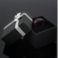 thumbnail image 7 of Tungsten Carbide Rings for Men Wedding Bands for Him 6mm Black Pink Line Stripe, 7 of 7