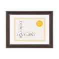 thumbnail image 1 of DesignOvation Bagnell 8.5" x 11" Brown Document Frame, 1 of 10
